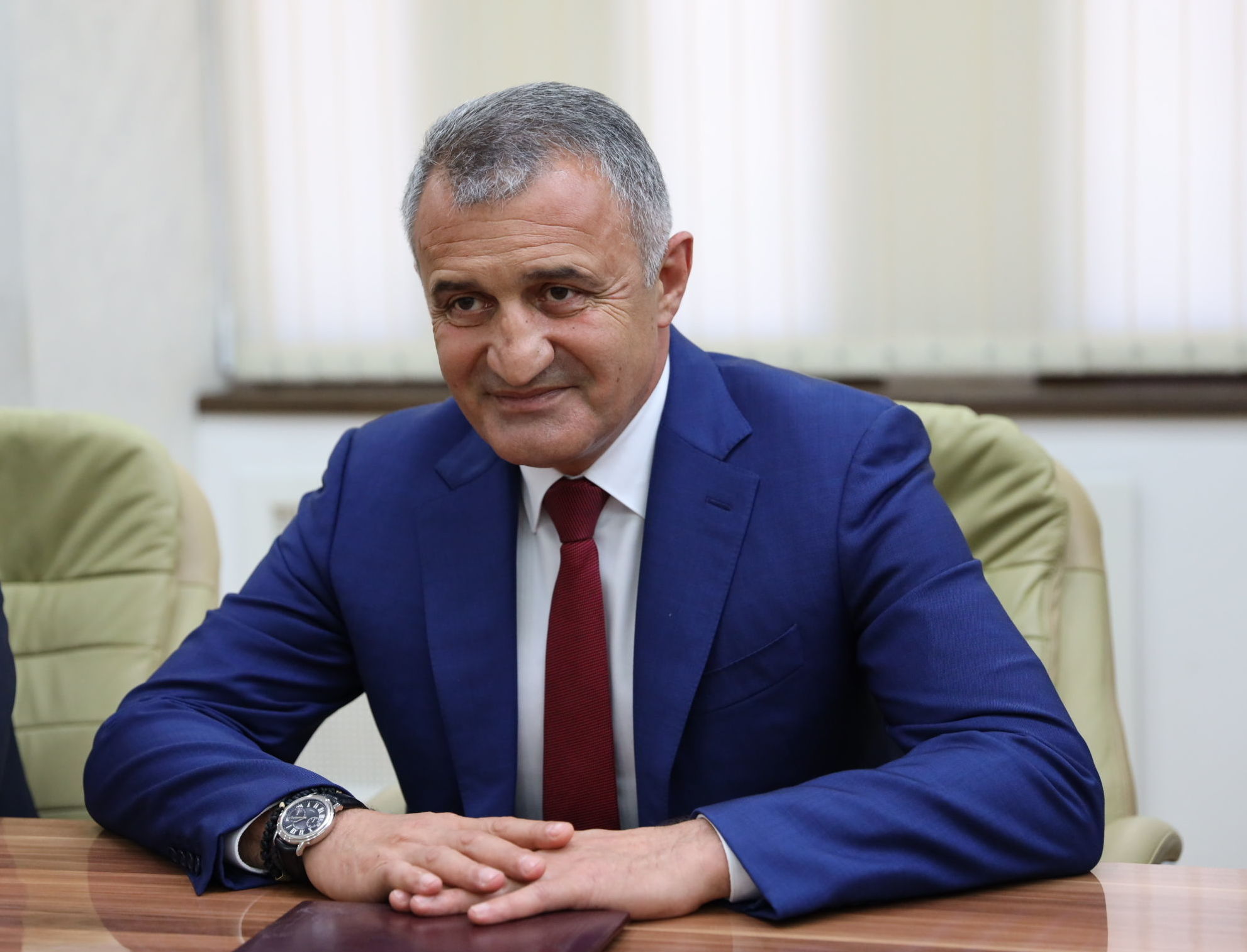 Встреча президента Анатолия Бибилова с делегацией Северной Осетии Встреча президента Анатолия Бибилова с делегацией Северной Осетии