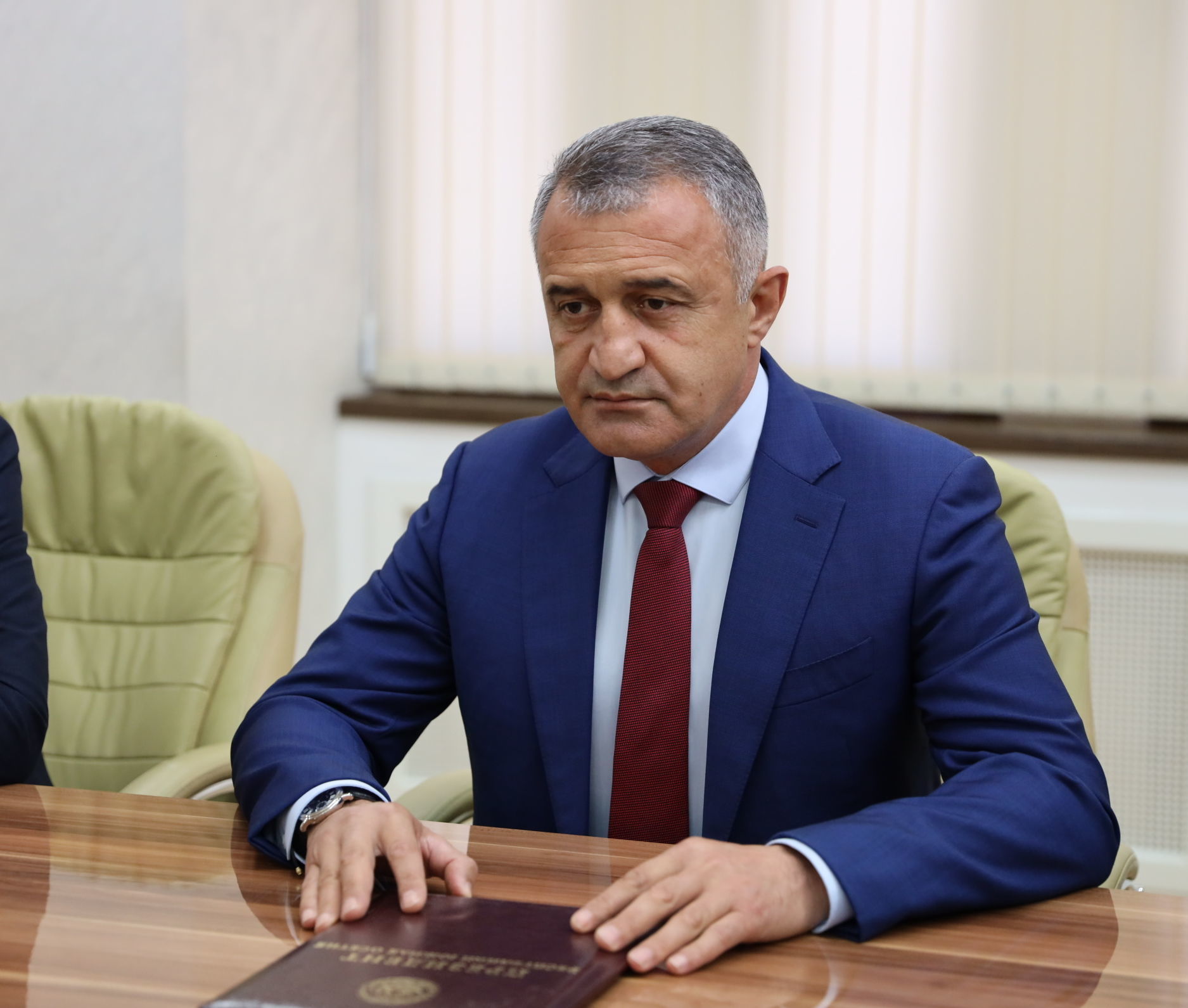 Встреча президента Южной Осетии Анатолия Бибилова с делегацией из Сирии Встреча президента Южной Осетии Анатолия Бибилова с делегацией из Сирии