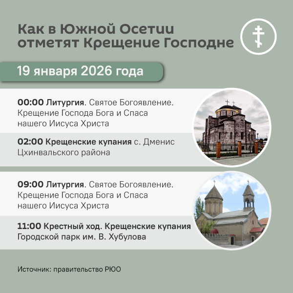 Как в Южной Осетии отметят Крещение Господне - Sputnik Южная Осетия