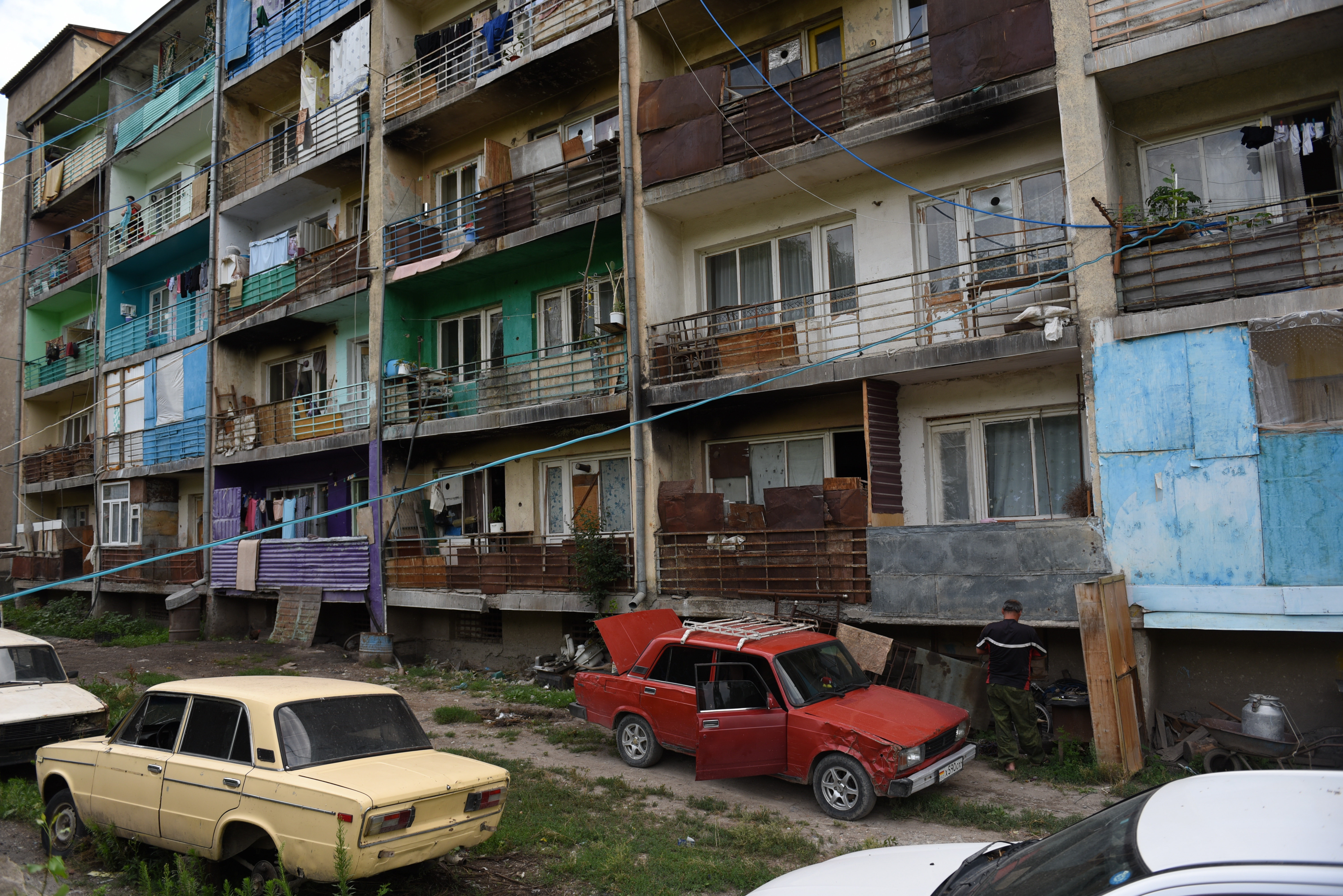 Бывшая цхинвальская турбаза заселенная беженцами