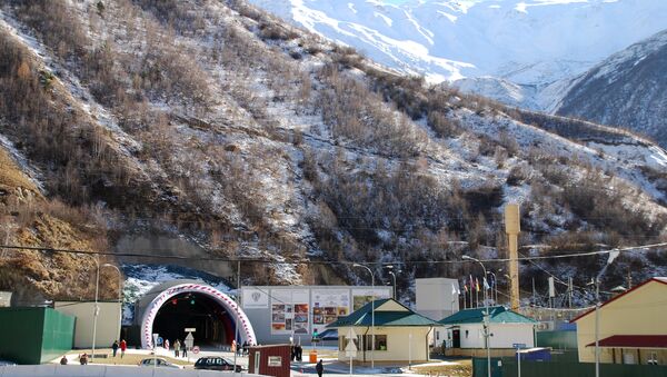 Рокский перевальный тоннель, соединяющий Россию с Южной Осетией. - Sputnik Южная Осетия