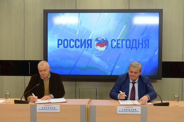 Южная Осетия и МИА «Россия сегодня» договорились о сотрудничестве - Sputnik Южная Осетия