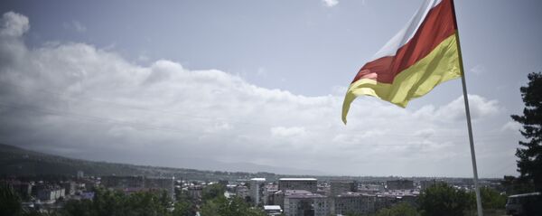 Вид на столицу Южной Осетии Цхинвал - Sputnik Южная Осетия