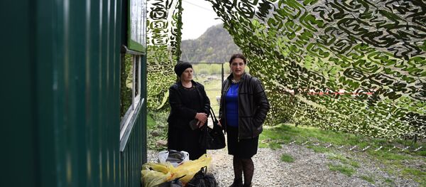 Пункт упрощенного пропуска в Синагуре Пункт упрощенного пропуска в Синагуре - Sputnik Хуссар Ирыстон