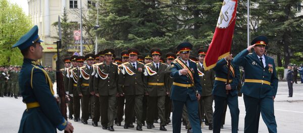 Генеральная репетиция Парада Победы прошла в Цхинвале Генеральная репетиция Парада Победы прошла в Цхинвале - Sputnik Южная Осетия