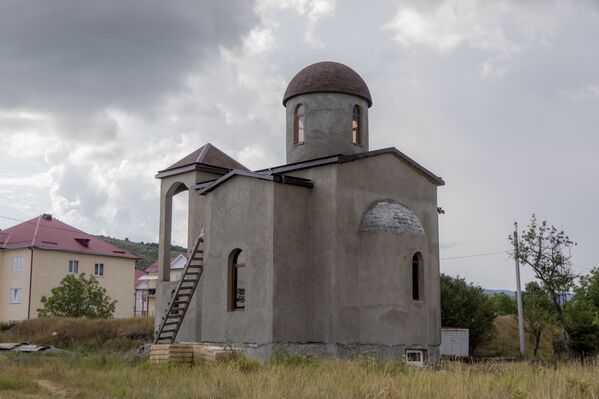 Строящийся храм в честь Иоанна Крестителя - Sputnik Южная Осетия