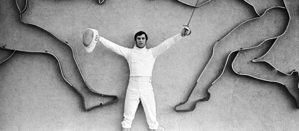 Олимпийский чемпион 1976 года, чемпион СССР фехтовальщик Виктор Кровопусков. Олимпийский чемпион 1976 года, чемпион СССР фехтовальщик Виктор Кровопусков. - Sputnik Южная Осетия
