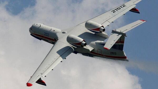 Многоцелевой самолет-амфибия Бе-200. Архивное фото - Sputnik Южная Осетия