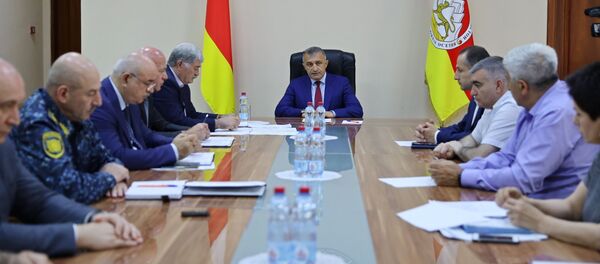 Заседание оперативного штаба по борьбе с коронавирусом - Sputnik Южная Осетия