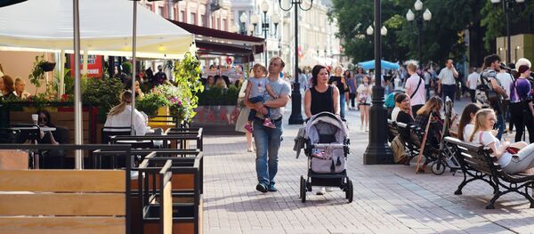 Старый Арбат после снятия карантина - Sputnik Южная Осетия