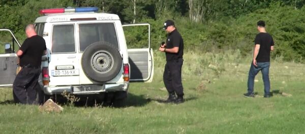 Грузинские полицейские на границе Южной Осетии - Sputnik Южная Осетия