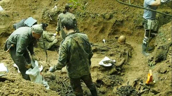 Безымянный батальон: поисковики обнаружили останки 256 красноармейцев, погибших в боях за Москву - Sputnik Южная Осетия