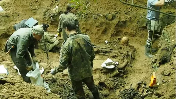 Безымянный батальон: поисковики обнаружили останки 256 красноармейцев, погибших в боях за Москву - Sputnik Южная Осетия