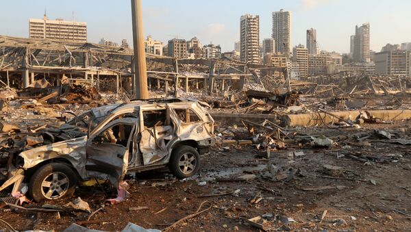 Последствия мощного взрыва в Бейруте - Sputnik Южная Осетия