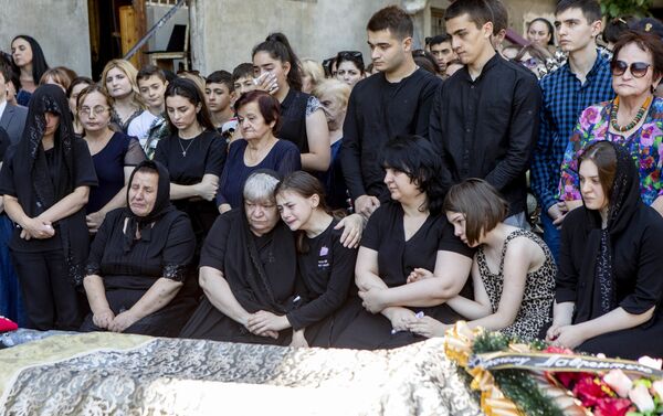 Похороны Лаврентия Касоева - Sputnik Южная Осетия