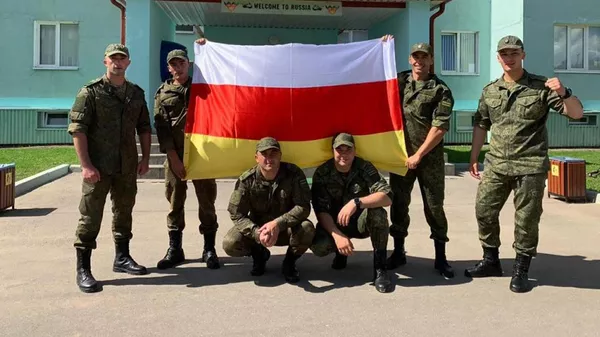 Военные из Южной Осетии приехали в Подмосковье на Танковый биатлон