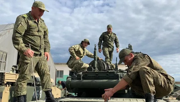 Команда танкистов Минобороны РЮО прибыла в Алабино