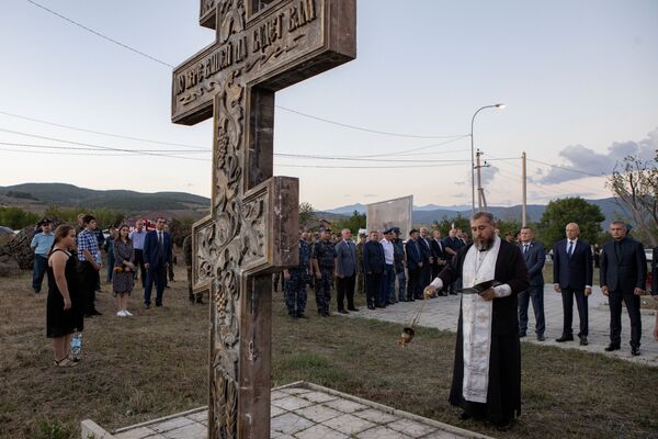 Траурное мероприятие в музее сожженных душ - Sputnik Южная Осетия