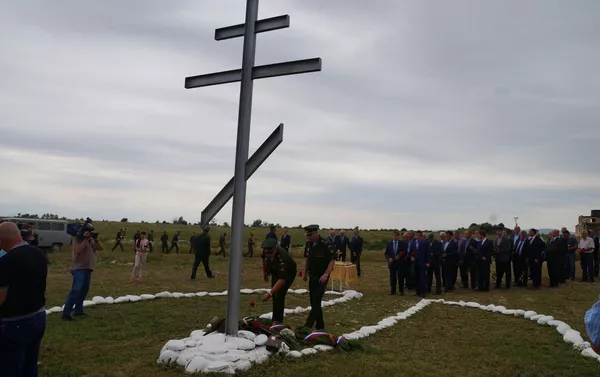 На территории военной базы ЮВО прошли памятные мероприятия, посвященные 12-й годовщине августовских событий На территории военной базы ЮВО прошли памятные мероприятия, посвященные 12-й годовщине августовских событий - Sputnik Южная Осетия