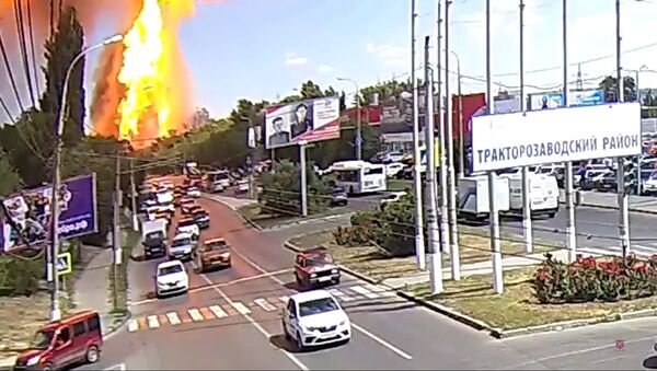 Взрыв на газовой заправке в Волгограде: кадры с камер наблюдения - Sputnik Южная Осетия