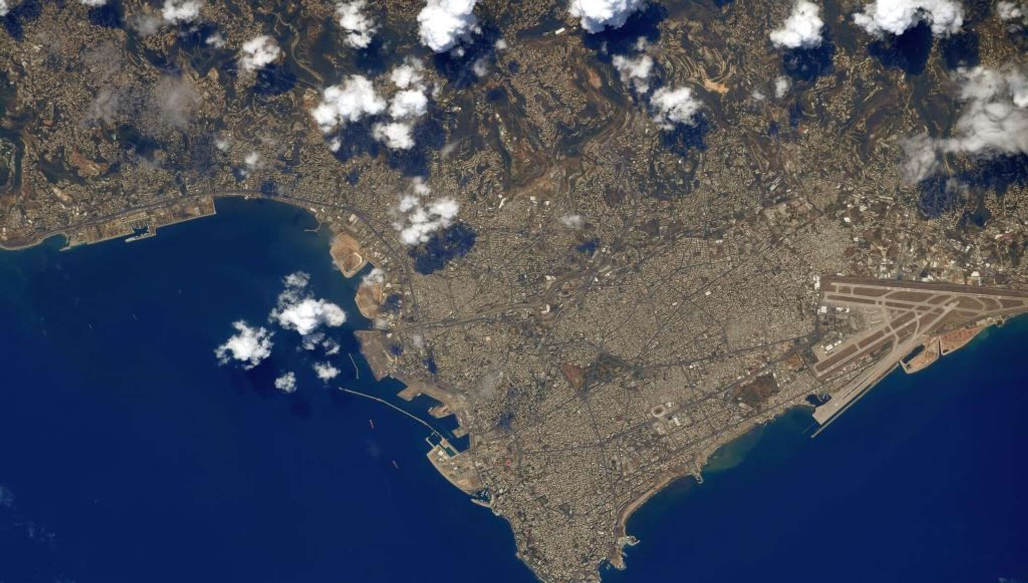 Ливан с космоса