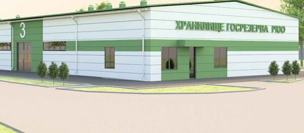 Макет здания для складов госрезерва Макет здания для складов госрезерва - Sputnik Южная Осетия