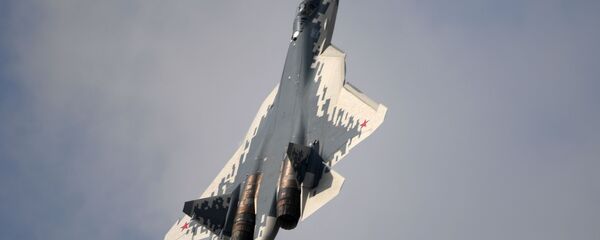 Российский многофункциональный истребитель пятого поколения Су-57 Российский многофункциональный истребитель пятого поколения Су-57 - Sputnik Южная Осетия
