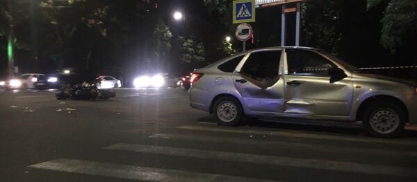 Дзæуджыхъæуы аварийы фæмард байкер Дзæуджыхъæуы аварийы фæмард байкер - Sputnik Хуссар Ирыстон