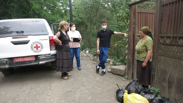 Красный Крест завершает раздачи гуманитарной помощи в Южной Осетии - Sputnik Южная Осетия