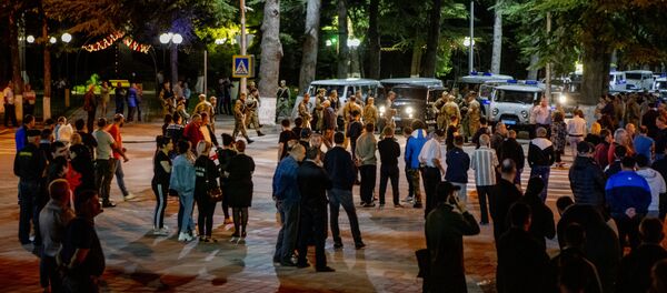 Митинг в Цхинвале Митинг в Цхинвале - Sputnik Южная Осетия