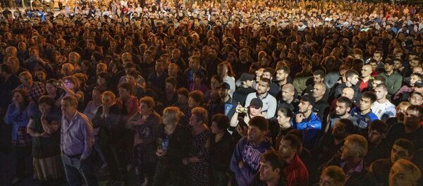 Митинг в Цхинвале Митинг в Цхинвале - Sputnik Южная Осетия