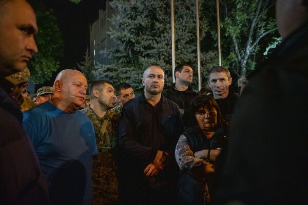 Митинг на Театральной площади Цхинвала - Sputnik Южная Осетия