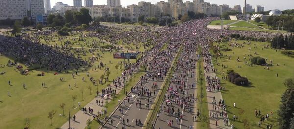 Митинги За единую Беларусь: как противники и сторонники Лукашенко провели выходные - Sputnik Южная Осетия
