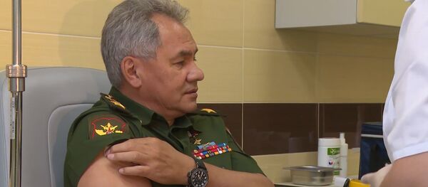 Сергей Шойгу сделал прививку российской вакциной от коронавируса Сергей Шойгу сделал прививку российской вакциной от коронавируса - Sputnik Южная Осетия