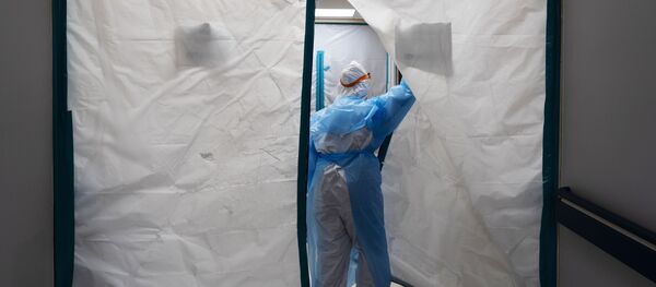 Госпиталь для больных коронавирусом в Техасе Госпиталь для больных коронавирусом в Техасе - Sputnik Южная Осетия