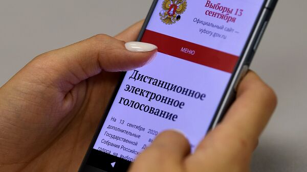 Дистанционное электронное голосование. - Sputnik Южная Осетия