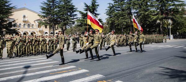 Репетиция Парада ко Дню республики Репетиция Парада ко Дню республики - Sputnik Южная Осетия