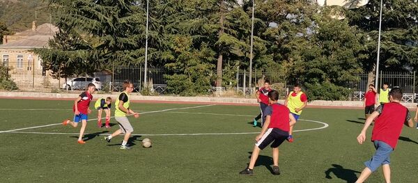 В Цхинвал стартовал турнир по футболу среди детских команд В Цхинвал стартовал турнир по футболу среди детских команд - Sputnik Южная Осетия