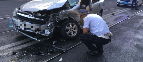 ДТП во Владикавказе  ДТП во Владикавказе  - Sputnik Южная Осетия