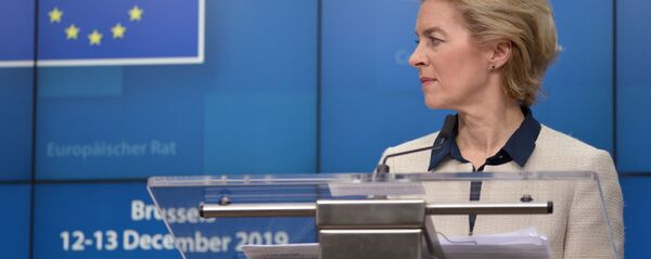 Председатель Европейской комиссии Урсула фон дер Ляйен Председатель Европейской комиссии Урсула фон дер Ляйен - Sputnik Южная Осетия