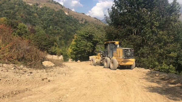Ремонт дороги в село Кусджыта Дзауского района - Sputnik Южная Осетия
