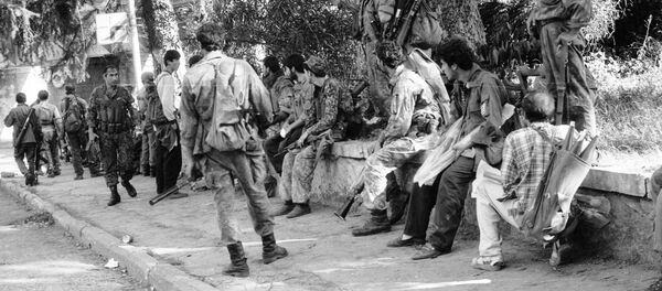 Освобождение города Сухум Освобождение города Сухум - Sputnik Южная Осетия