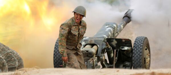 Боевые действия в Нагорном Карабахе Боевые действия в Нагорном Карабахе - Sputnik Южная Осетия