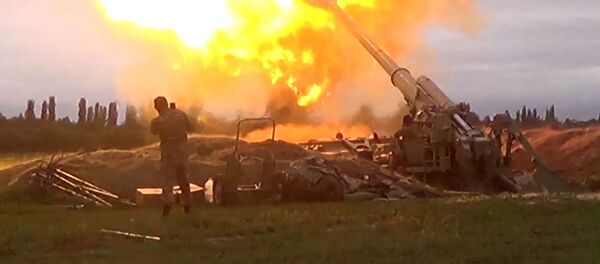Боевые действия в Нагорном Карабахе Боевые действия в Нагорном Карабахе - Sputnik Южная Осетия