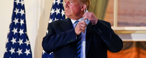 Президент США Дональд Трамп в Белом доме, Вашингтон Президент США Дональд Трамп в Белом доме, Вашингтон - Sputnik Южная Осетия