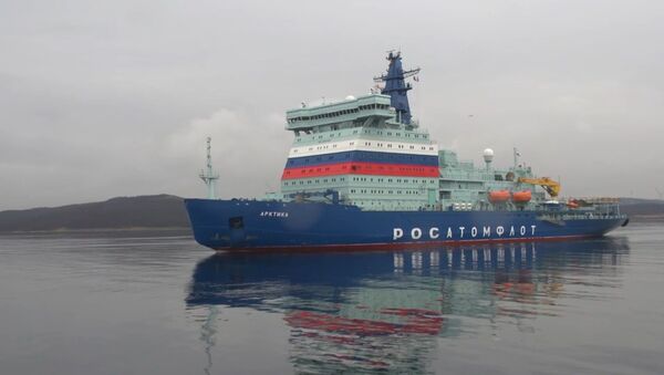 Новейший российский атомный ледокол Арктика прибыл в Мурманск после ходовых испытаний - Sputnik Южная Осетия