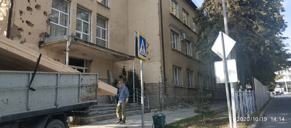 Цхинвалы ӕрӕвнӕлдтой Зонад-Иртасӕн институты бӕстыхай цалцӕг кӕнынмӕ Цхинвалы ӕрӕвнӕлдтой Зонад-Иртасӕн институты бӕстыхай цалцӕг кӕнынмӕ - Sputnik Хуссар Ирыстон