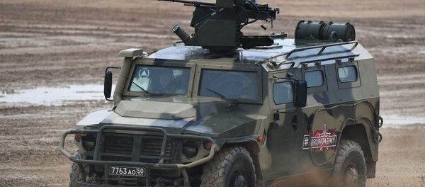 Бронеавтомобиль Тигр-М. Архивное фото Бронеавтомобиль Тигр-М. Архивное фото - Sputnik Южная Осетия