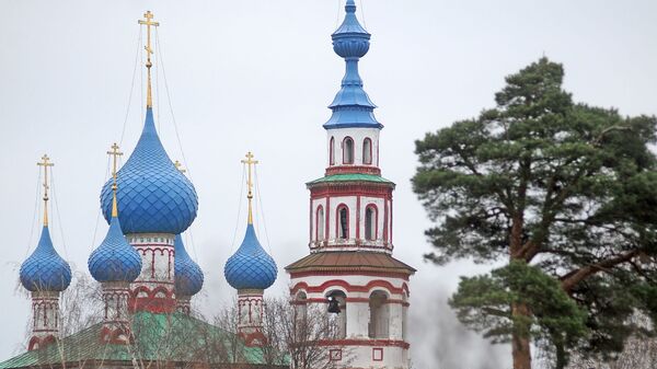 Вид на церковь Корсунской Иконы Божией Матери. - Sputnik Южная Осетия