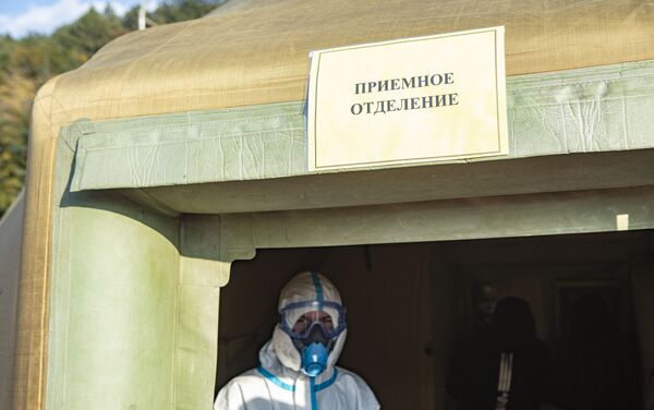 Военный госпиталь Минобороны РФ в Цхинвале - Sputnik Южная Осетия